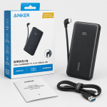 Original Anker Zolo 10000mAh 22.5W Fast Charging Power Bank (Built-in USB-C Cable) - Image 2