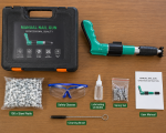 Heavy Duty Manual Steel Nail Gun Kit with 100 Nails – Concrete, Brick & Wood Wall Nailer - Image 2