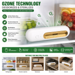 X8 Smart Ozone Refrigerator Deodorizer & Cabinet Sterilizer (USB Rechargeable) - Image 2