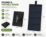 ☀️ 20W Monocrystalline Foldable Solar Charger – Portable Outdoor Power Solution - Image 3