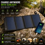 ☀️ 20W Monocrystalline Foldable Solar Charger – Portable Outdoor Power Solution - Image 4