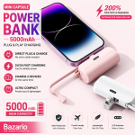 Mini Capsule 5000mAh Portable Power Bank