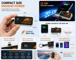 Keychain Capsule Power Bank XST H3 5000mAh – 22.5W Fast Charging - Image 2